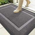 Front Door Mat Outside 35x23 (Dark Grey / 35" x 23")