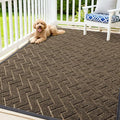 Front Door Mat Outside 71x47 (Brown / 71" x 47")