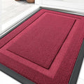 Front Door Mat Outside 33x21 (Burgundy / 33" x 21")