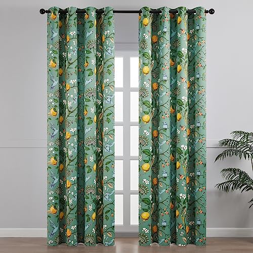 100 Inches Long Sage Green Luxury Curtains for Living Room Bedroom (Sage Green / 52"W x 100"L (Pack of 2))