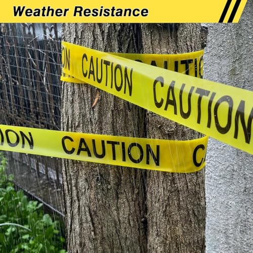 1 Roll Premium Yellow Caution Tape (Yellow / 3 Inch X 330 Feet)