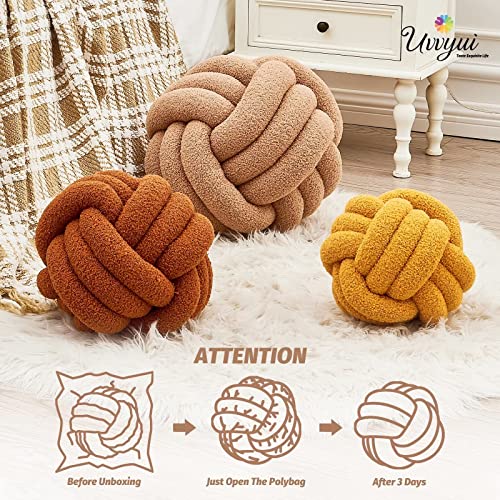 Knot Pillow Ball (Khaki / Large (Pack of 1))