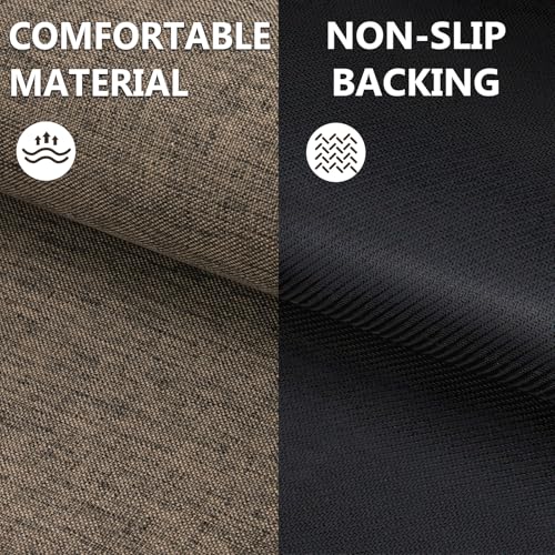 Ultra Thin Indoor Door Mat 24"x47" (Brown / 2' X 3'11" (Rectangular))