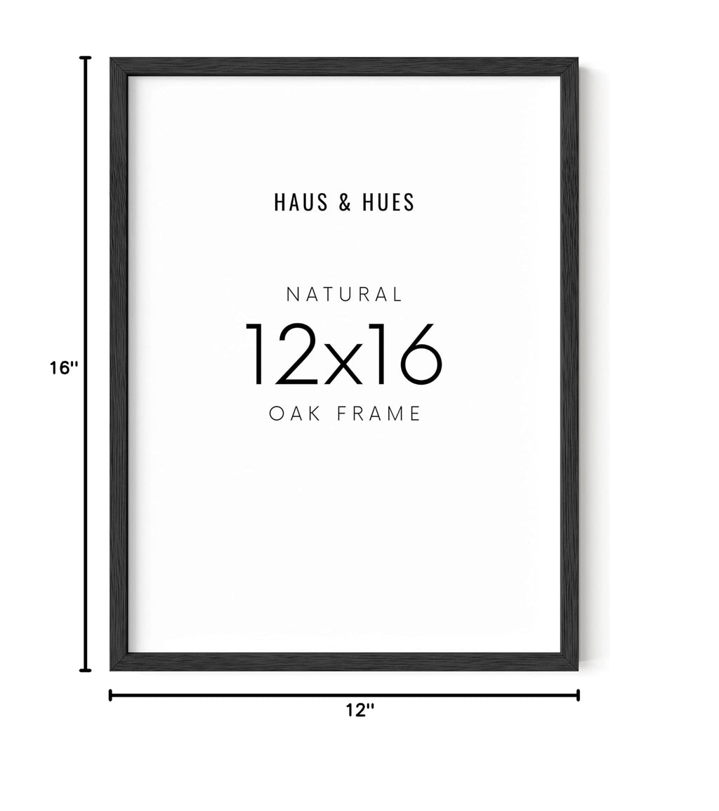 12x16 Black Oak Frame (Set of 01 / Black Oak / 12x16 in)