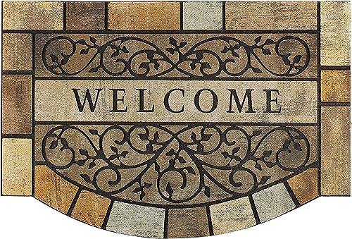 Durable Welcome Door Mats (Brown)