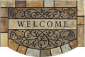 Durable Welcome Door Mats (Brown)
