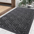 Front Door Mat Outside Entrance (Grey / 29.5" X 17")