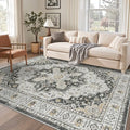 5x7 Area Rugs for Living Room (Black / 5' x 7' (Rectangular))