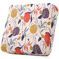 Printed Couch Cushion Covers (Orange / Seat 1 Pack)
