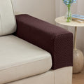 Soothing Home Sofa Covers (Brown / Arm Rest Covers 2pcs)