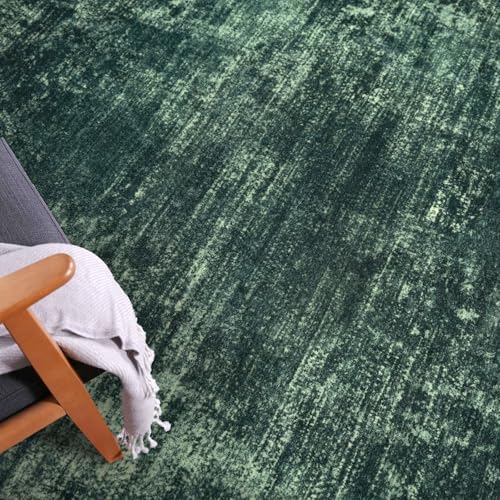 Abstract Runner Rug 3x8 Ft Washable Runners for Hallways (Dark Green / 3' x 8' (Rectangular))