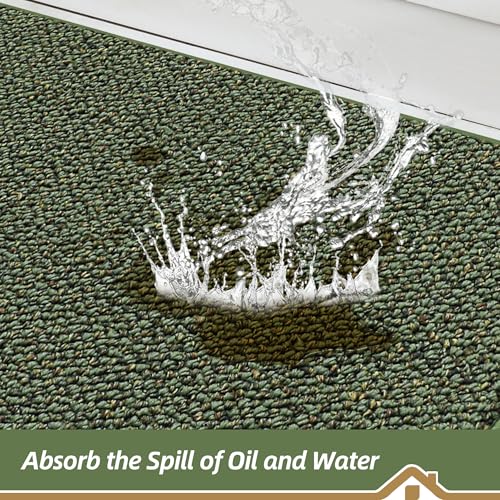 Kitchen Runner Rugs 24"x84" (Green / 24" X 84" (Rectangular))