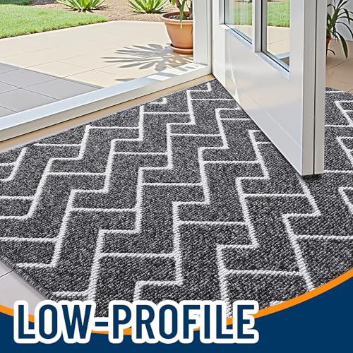Front Door Mat 36x24 (Black / 36" X 24")
