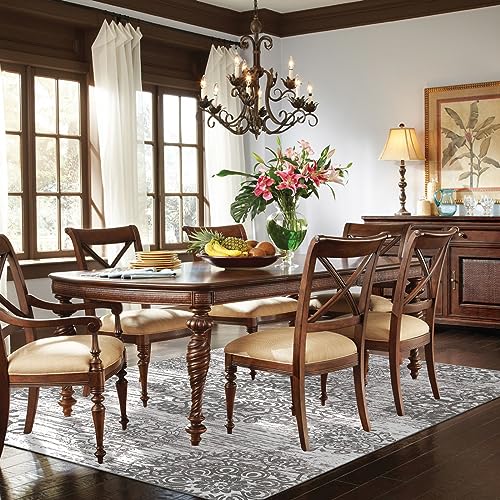 HEBE Area Rug for Living Room 5'x7' (Grey / 5' x 7' (Rectangular))