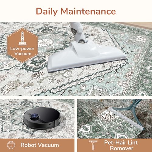 Soft Area Rugs 10x14 (10' x 14' (Rectangular) / Green)