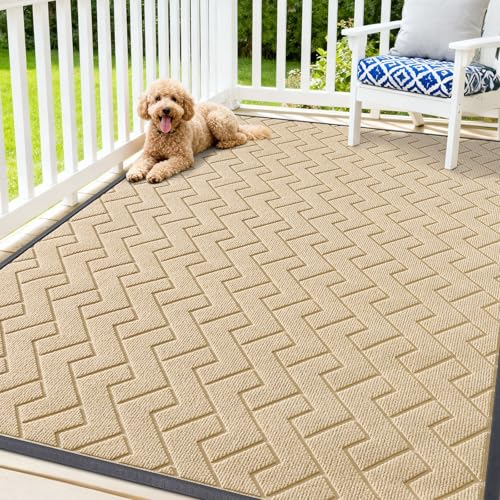 Front Door Mat Outside 71x47 (Beige / 71" x 47")