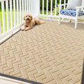 Front Door Mat Outside 71x47 (Beige / 71" x 47")