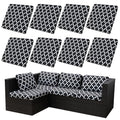 8 Pcs Outdoor Cushion Covers
