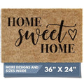 Front Door Welcome Mat (Home Sweet Home / 36 x 24 inches)