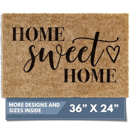 Front Door Welcome Mat (Home Sweet Home / 36 x 24 inches)