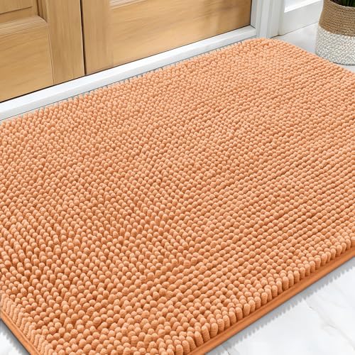 Dog Door Mat for Muddy Paws 30x20 (Orange / 30" X 20")