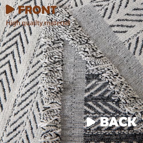 Couch Cover for Sofa (Fishbone Grey / 71*118 inch)