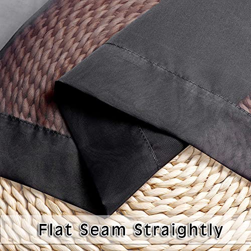 2 Panels Black Valance (Black / 42"W x 14"L (Pack of 2))