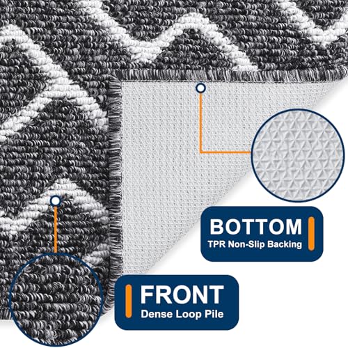 Front Door Mat 48x32 (Black / 48" X 32")