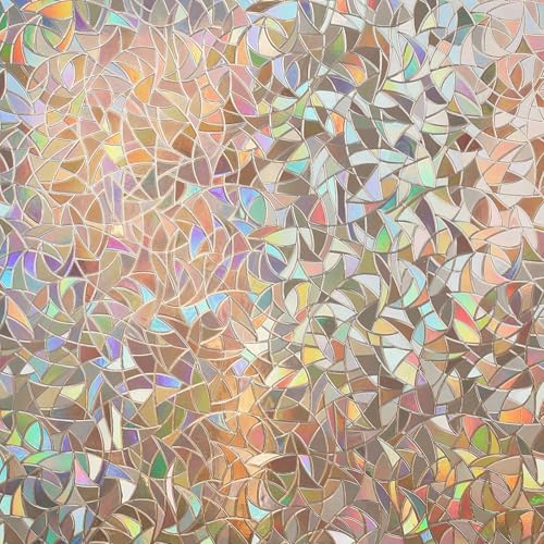 Rainbow Window Privacy Film (35.4" x 157.4" / Brown)