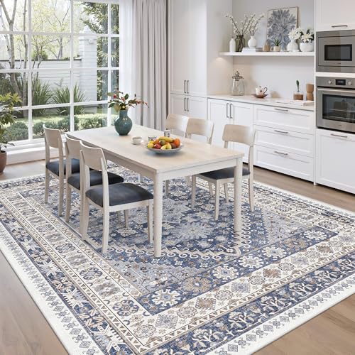 9x12 Area Rugs for Living Room (Blue/Beige / 9' x 12' (Rectangular))