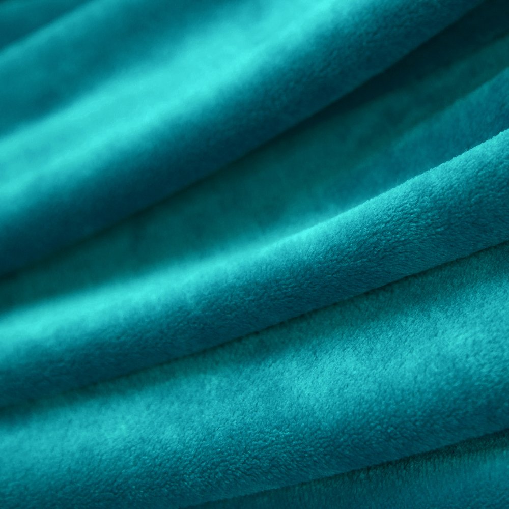 GentleSoft Fleece Blanket Twin Size Teal (Teal Blue / Twin (60" X 80"))