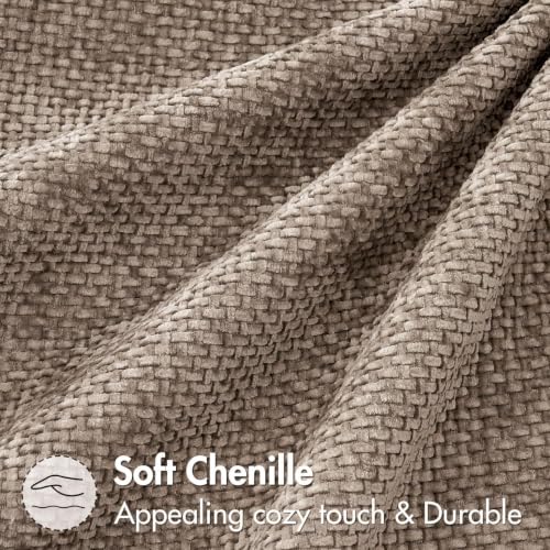 Dercorative Lumbar Throw Pillow Covers 12x20 Inch Light Khaki 2 Pack (20" x 12" (Pack of 2) / Light Khaki)