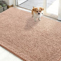 Dog Door Mat for Muddy Paws 48x30 (Peach / 48" X 30")