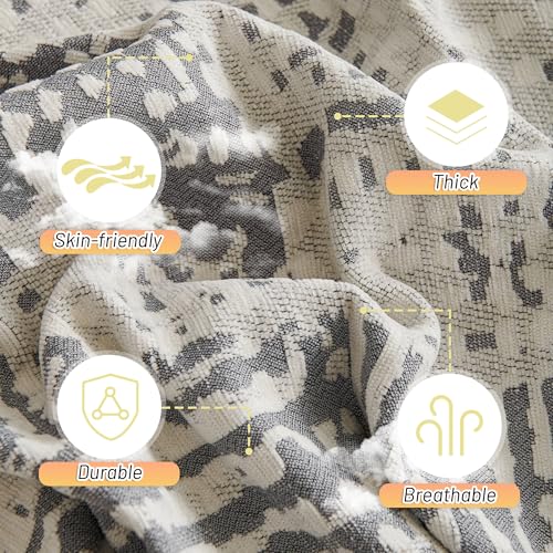 Boho Sofa Covers (71" x 118" / 11# Light Grey Artistic Gradient)