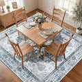 Washable Area Rug (Grey/White/Beige / 7' x 7' (Square))