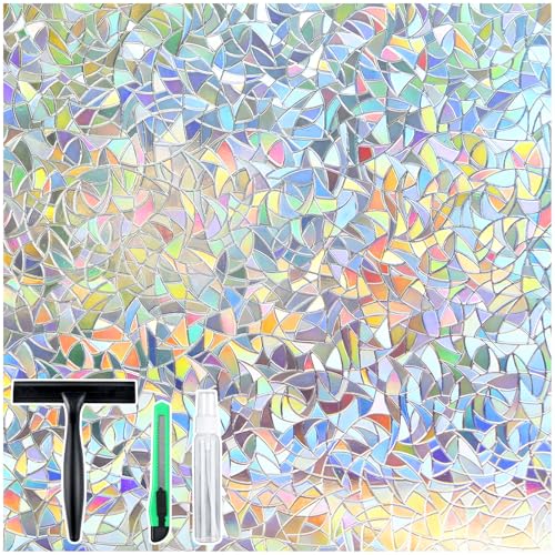 Window Privacy Film Rainbow (Clear / 35.4" x 78.7")