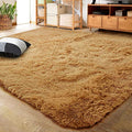 Ultra Soft Indoor Modern Area Rugs Fluffy Living Room Carpets for Children Bedroom Home Decor Nursery Rug 6x9 Feet (Khaki / 6' x 9' (Rectangular))