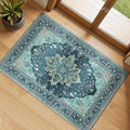 Washable Area Rug (Teal / 2' x 3' (Rectangular))