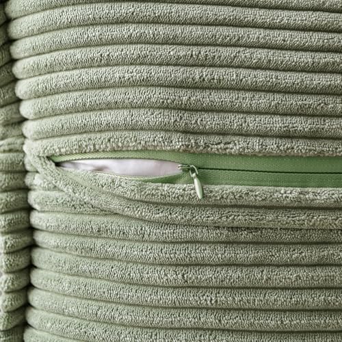 Decorative Throw Pillow Covers for Couch 16x16 Light Olive Green (Light Olive Green / 16" x 16" (Pack of 2))