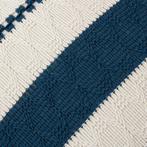 Set of 1 Boho Teal Lumbar Decorative Throw Pillow Cover 12x20 Inch for Couch Bed Sofa Chair (20" x 12" (Pack of 1) / Teal)