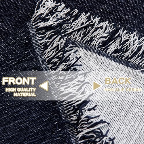Couch Covers Sectional Couch Covers for Pet Sofa (91" x 118" / Navy Blue)