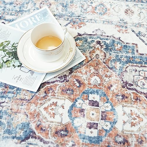2x5 Washable Hallway Runner Rug (2' x 5' (Rectangular) / Brick)