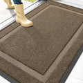 Front Door Mat Outside 47x30 (Brown / 47" x 30")