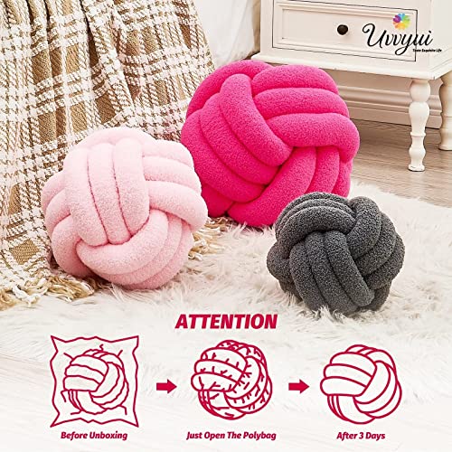 Knot Pillow Ball (Hot Pink / Large (Pack of 1))