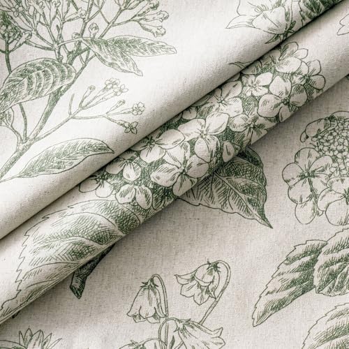 Set of 2 Decorative Floral Pillow Covers 18x18 Inch Dark Green (18" x 18" (Pack of 2) / Dark Green)