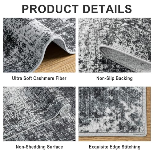 10x12 Area Rug Living Room (Dark Black / 10' x 12' (Rectangular))