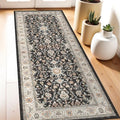Black 3x7 Area Rugs for Bedroom (Black / 3' x 7' (Rectangular))