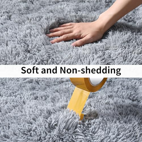 Soft Runner Rugs for Bedroom Hallways (2' x 3' (1 pc) / Grey)
