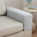 Soothing Home Sofa Covers (Light Grey / Arm Rest Covers 2pcs)