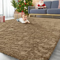 9x12 Machine Washable Large Area Rugs for Living Room (9x12 Ft / Taupe)